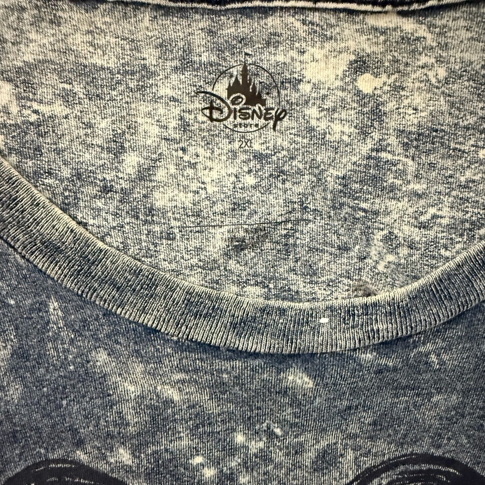 Disney Parks Mickey Mouse Mineral Wash T-Shirt Plus Size 2XL - Picture 3 of 3